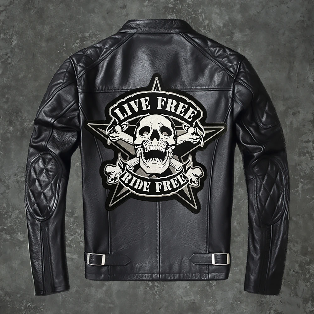 Free-Hand-Bone-Skeleton-Embroidery-Patch-Motorcycle-Knight-Clothes-Jacket-Decoration-Personalized-Badge-DIY-Hand-Sewing