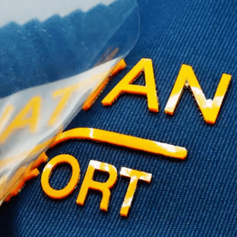custom silicone letters patches
