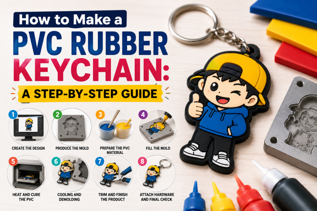 How to Make a Custom PVC Rubber Keychain