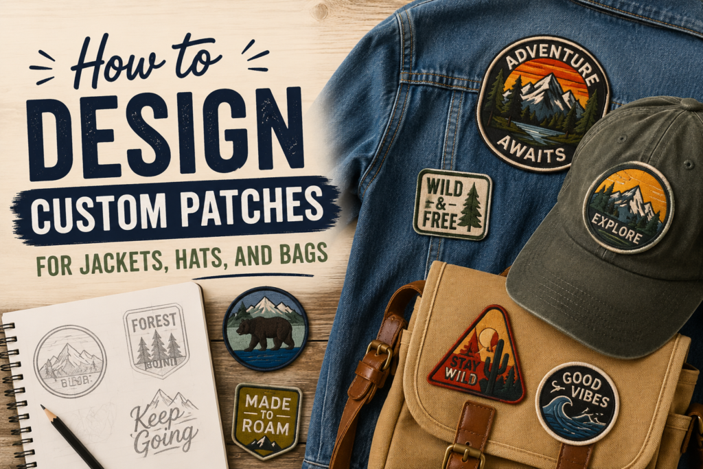 How to Design Custom Patches for Jackets, Hats, and Bags