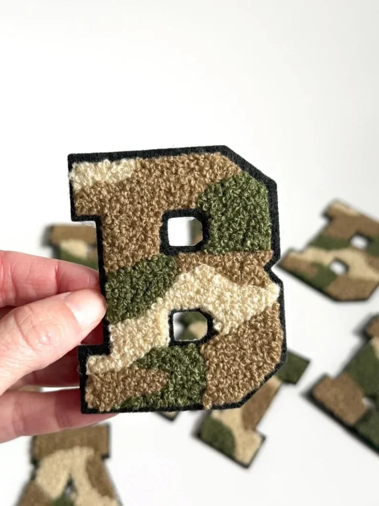 custom chenille letter patches