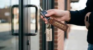 custom logo keychain