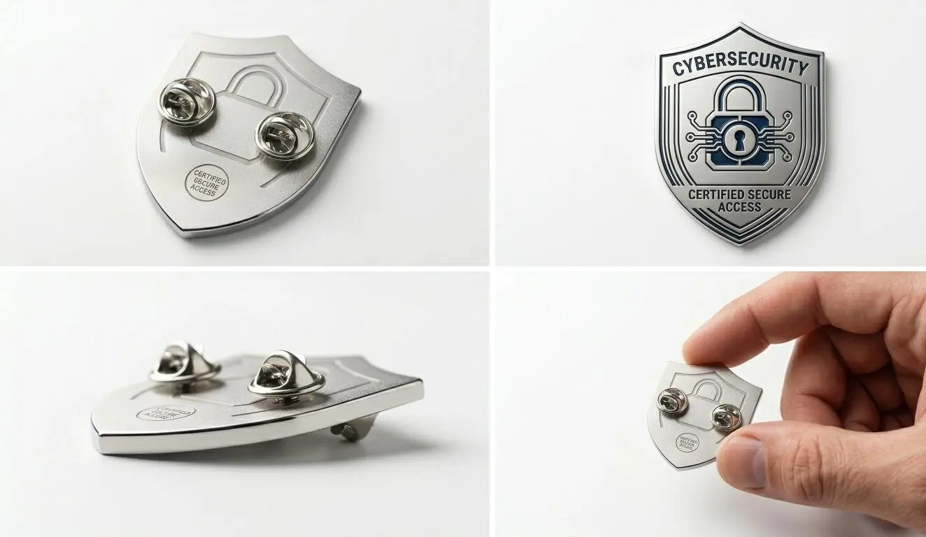 custom pins with logo