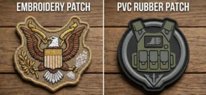 PVC vs Embroidered Patch Comparison